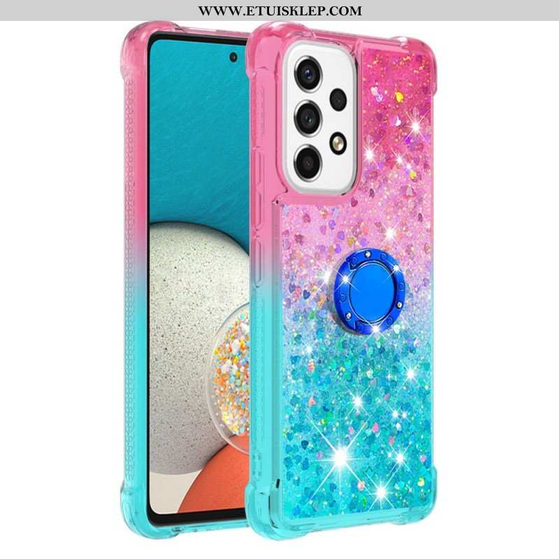 Etui do Samsung Galaxy A53 5G Brokatowy Pierścień-wspornik